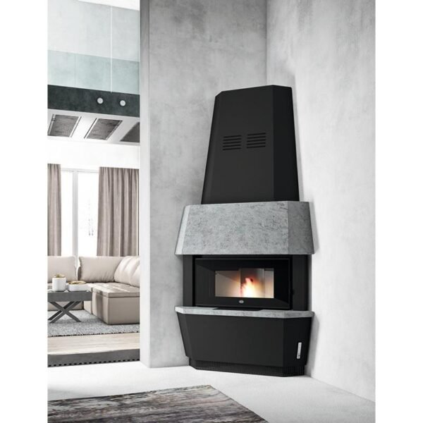 Cheminée à granules - EVA CALOR Giotto 10 kW – Image 2