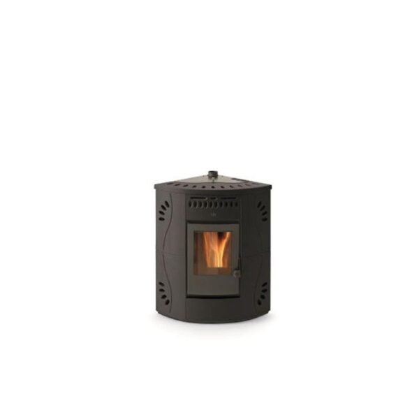 Poêle à granulés d'angle en céramique - ORIGINE PHEBO Gaia 12.7 kW – Image 3