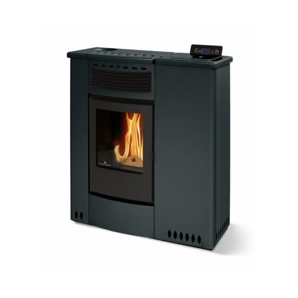 Poêle à granules extra plat céramique - ORIGINE PHEBO Talia 11.5 kW