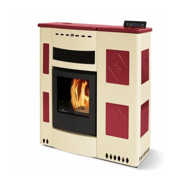 Poêle à granules extra-plat céramique - ORIGINE PHEBO Iris Maxi 11.5 kW – Image 4