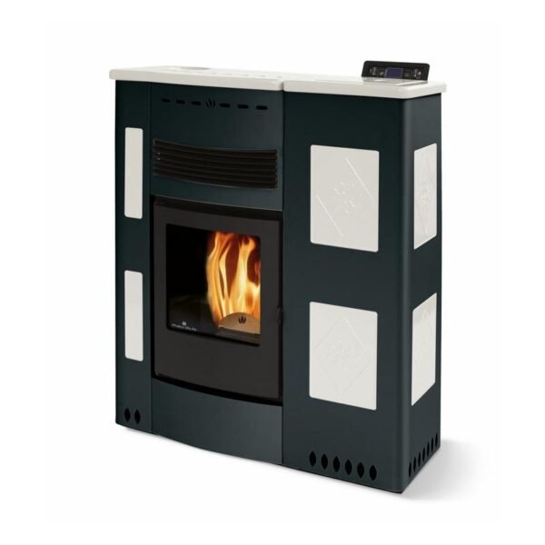 Poêle à granules extra-plat céramique - ORIGINE PHEBO Iris Maxi 11.5 kW – Image 5