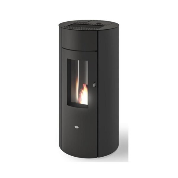 Poêle à granules rond étanche débrayable - EVA CALOR Trinity Plus 9 kW – Image 2