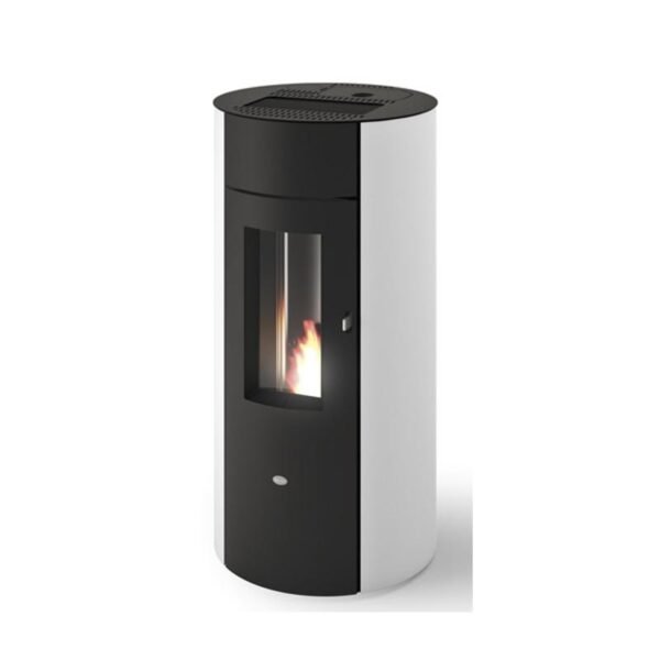 Poêle à granules rond étanche débrayable - EVA CALOR Trinity Plus 9 kW