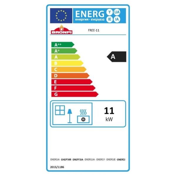 Poêle à granules sans électricité convection naturelle - BRONPI Free 11 kW – Image 7