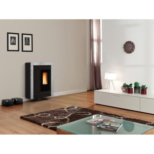 Poêle à granules extra plat canalisable - EXTRAFLAME Souvenir Petra Evo 11 kW – Image 2
