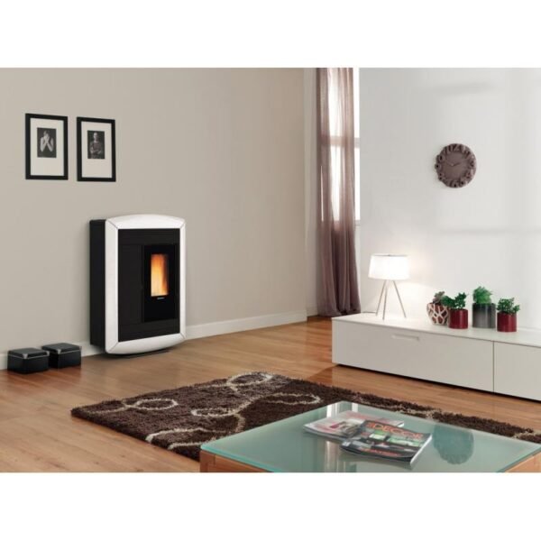 Poêle à granules extra plat canalisable - EXTRAFLAME Souvenir Lux Evo 11 kW – Image 5