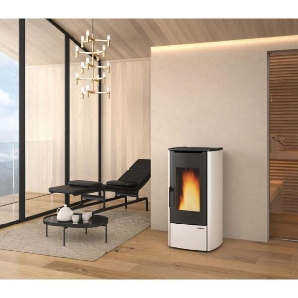 Poêle à granulés ventilé hydro - EXTRAFLAME Marina Idro H11 15 kW – Image 5